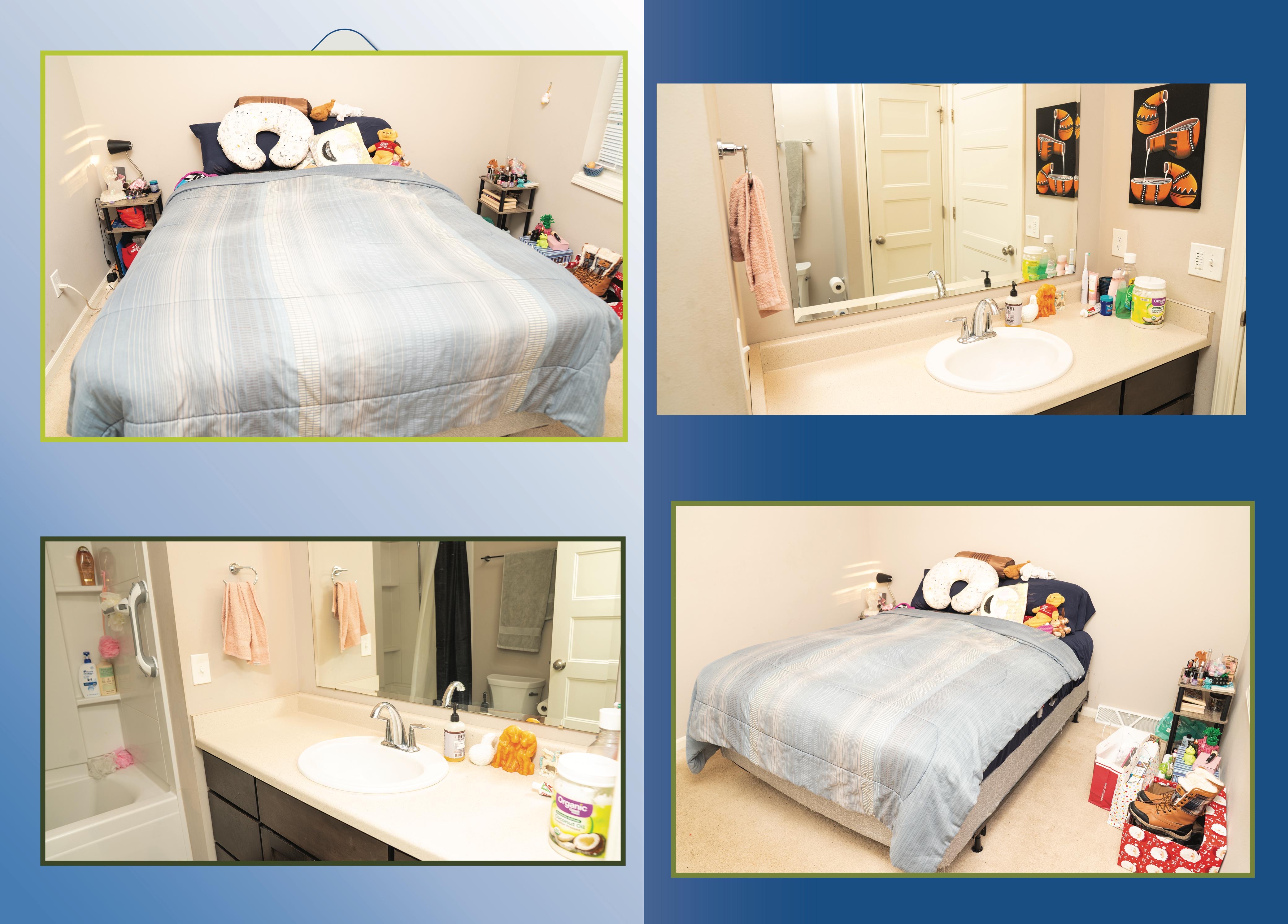 1483 Thoreau Drive - Bed and bath